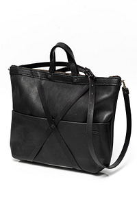 satchel bag black side 1